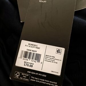 Walter Hagen Navy Performance Pants - Woman's Size Large